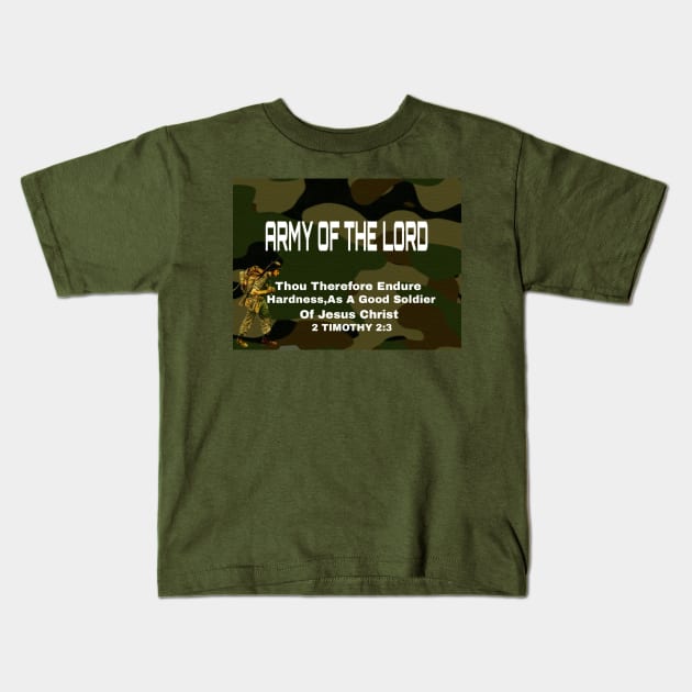 Army Of The Lord Kids T-Shirt by wonderwoman0317